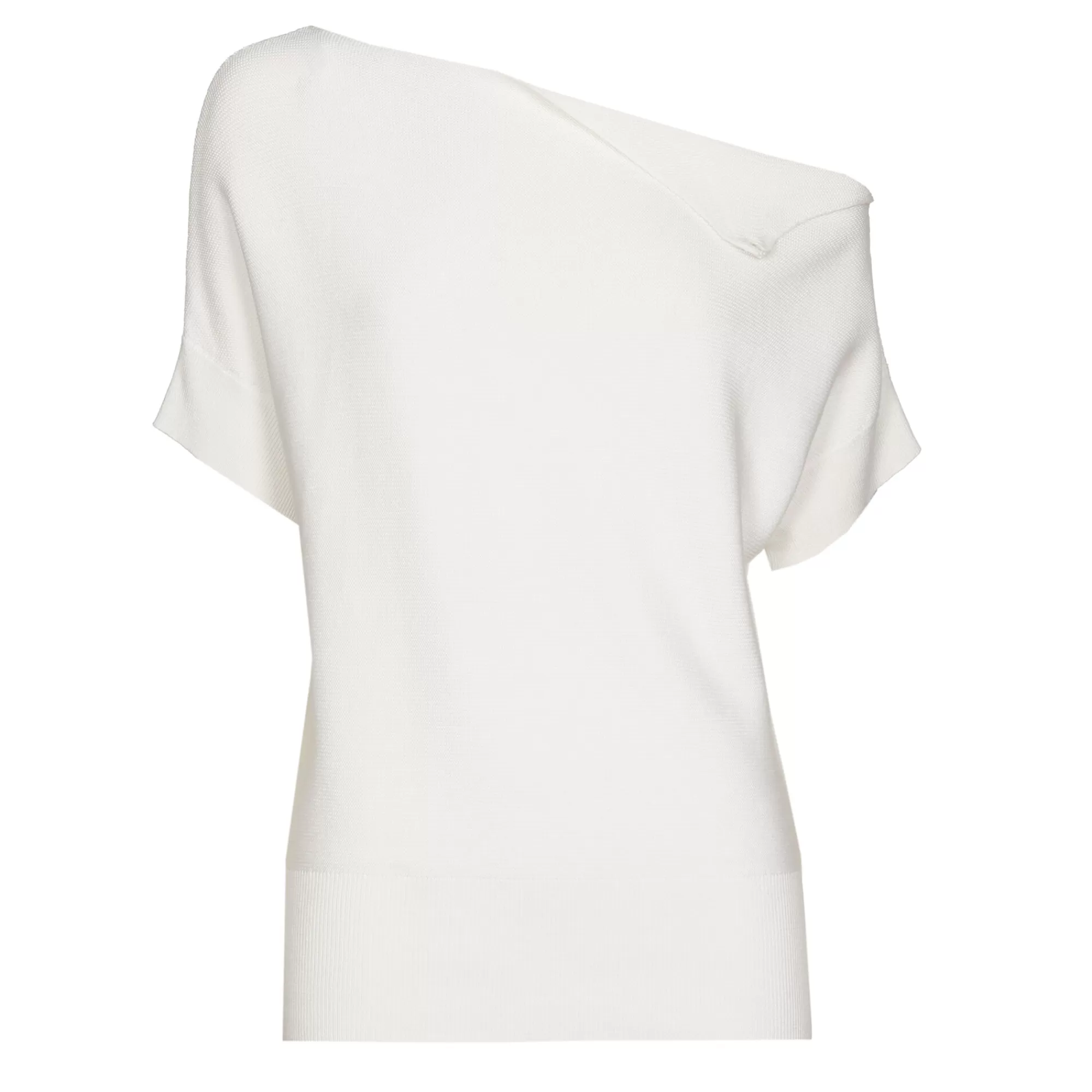 Caroline Biss - Top de punto suave con drapeado en hombros - Modelo 1246-91