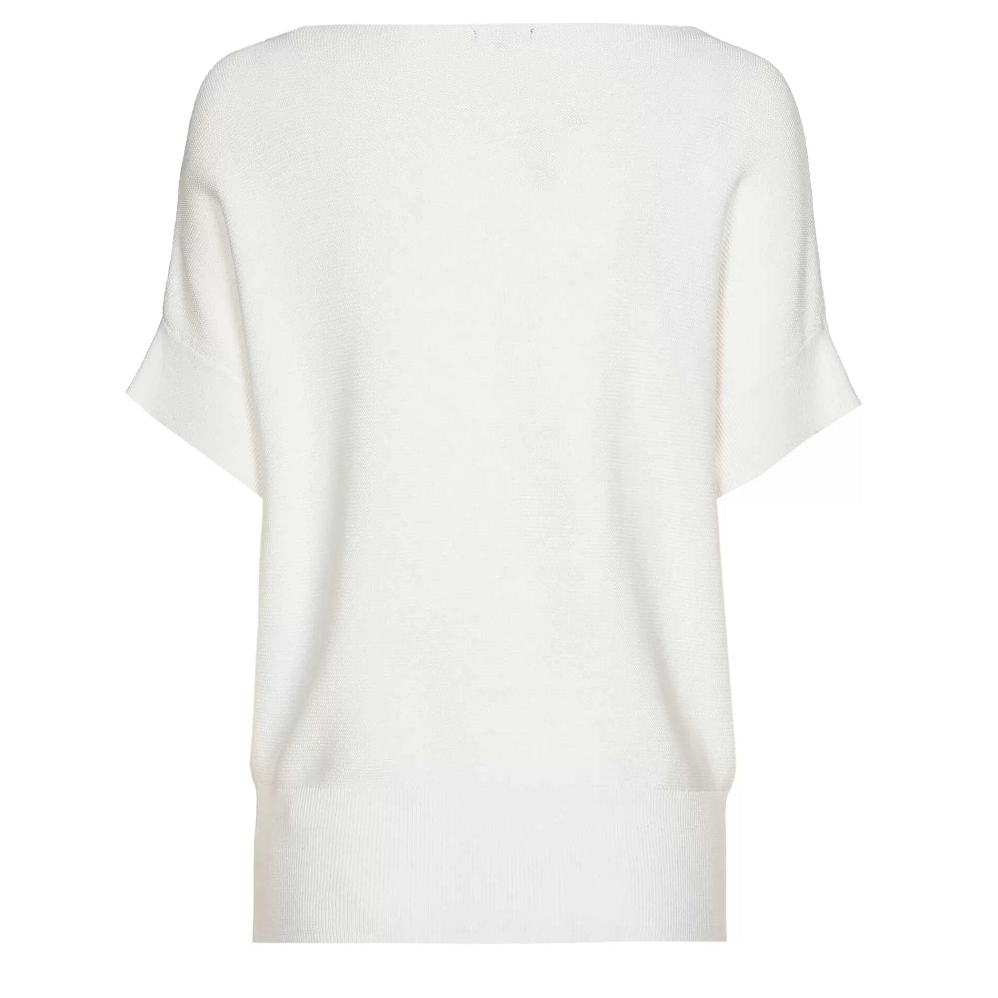 Caroline Biss - Top de punto suave con drapeado en hombros - Modelo 1246-91