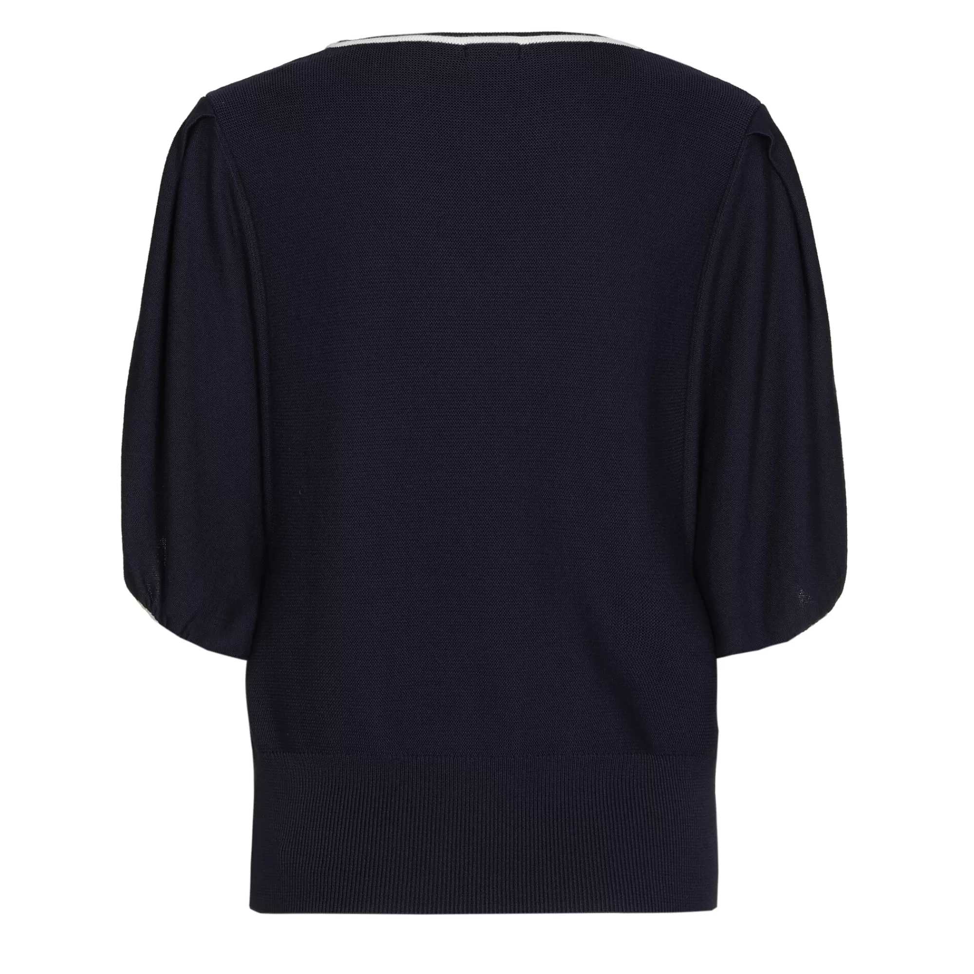 Caroline Biss - Jersey de Punto Suave con Detalle Acanalado en Mangas (Modelo 124721)