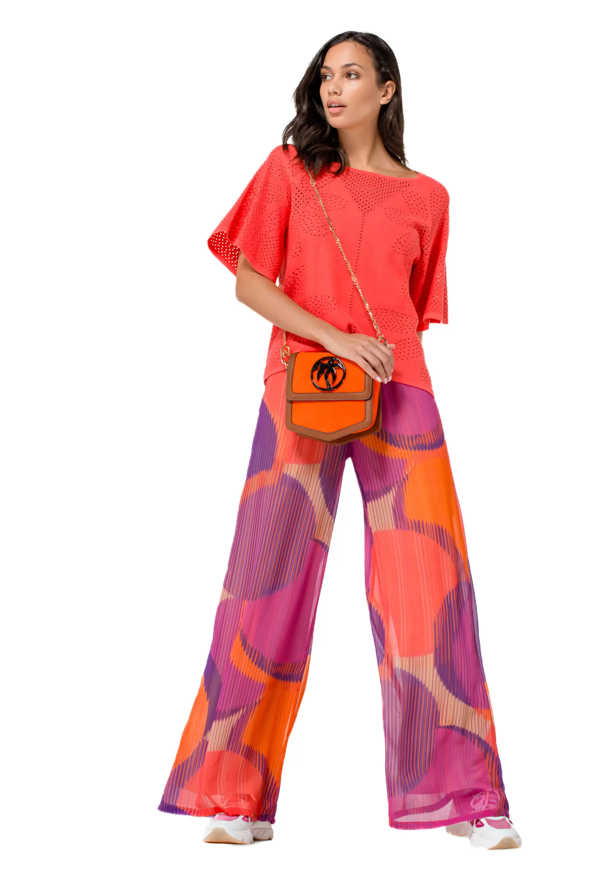 Jersey Caroline Biss 1249 - Tejido suave con delicado diseño floral para abrigo casual