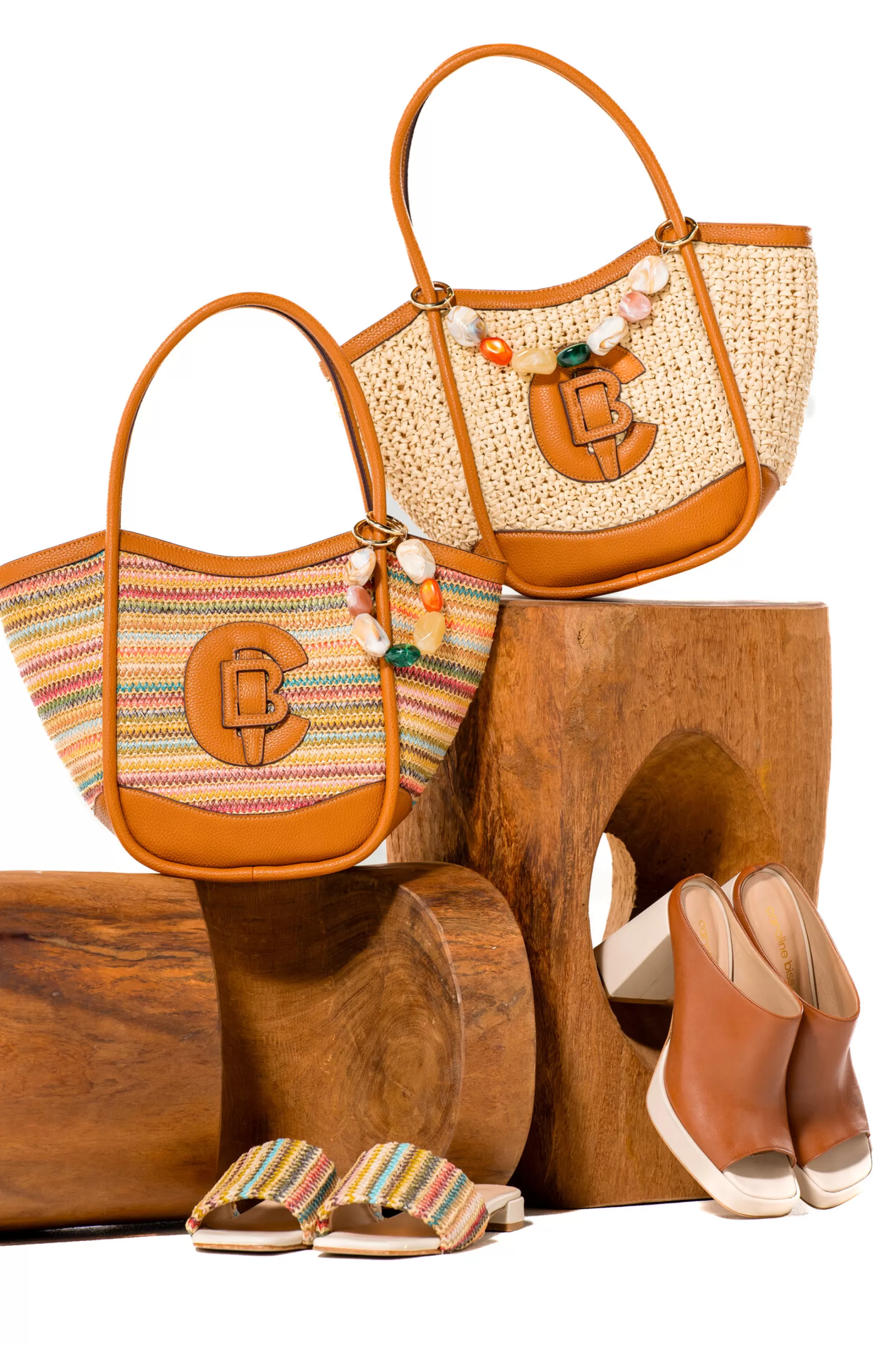 Caroline Biss - Bolso de Mano Moderno Modelo 1342/39 | Diseño Elegante con Detalles Premium