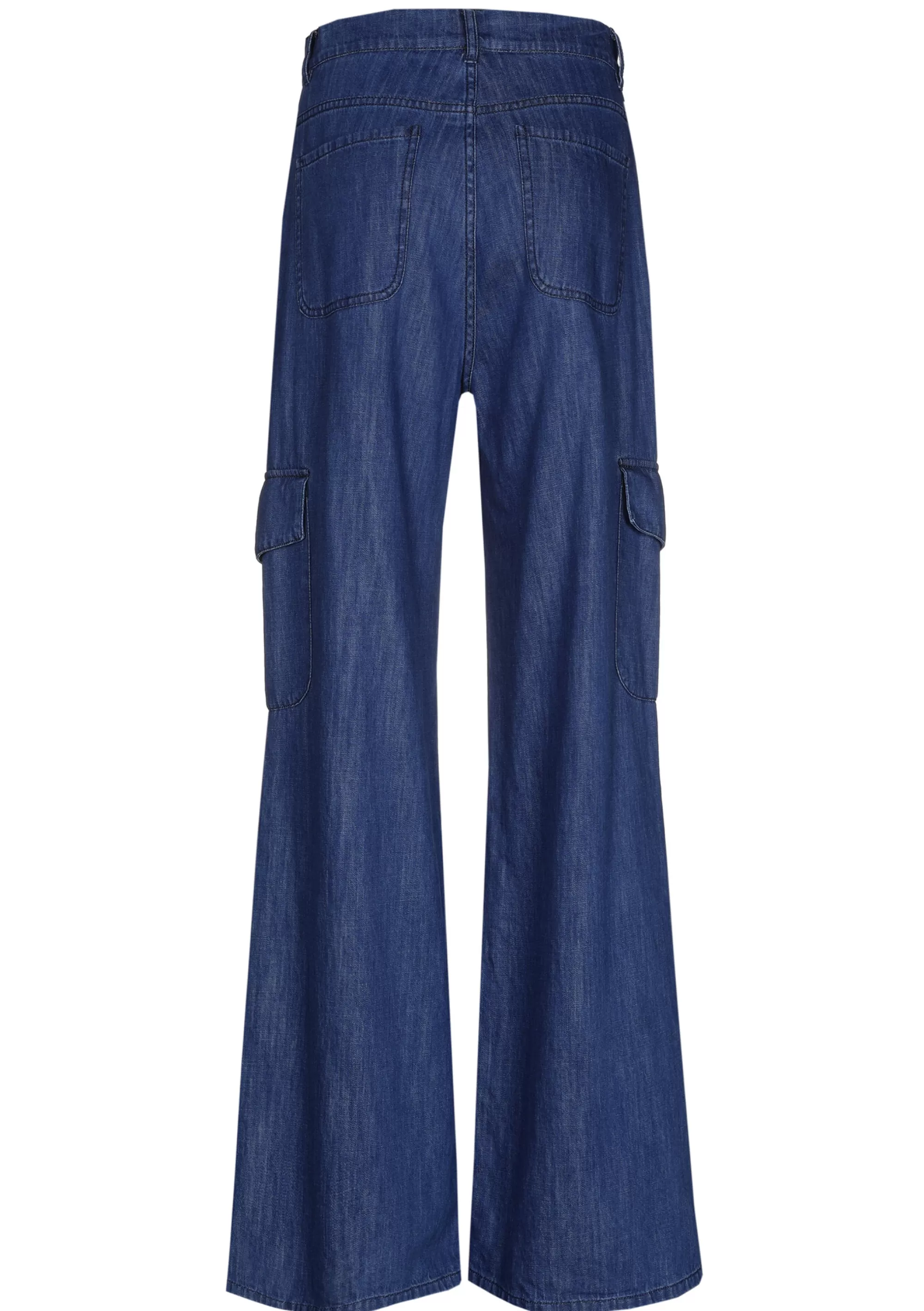 Caroline Biss - Pantalones Cargo Modelo 1512-24: Corte holgado con caída fluida y cintura clásica, diseño versátil para movimiento sin restricciones.