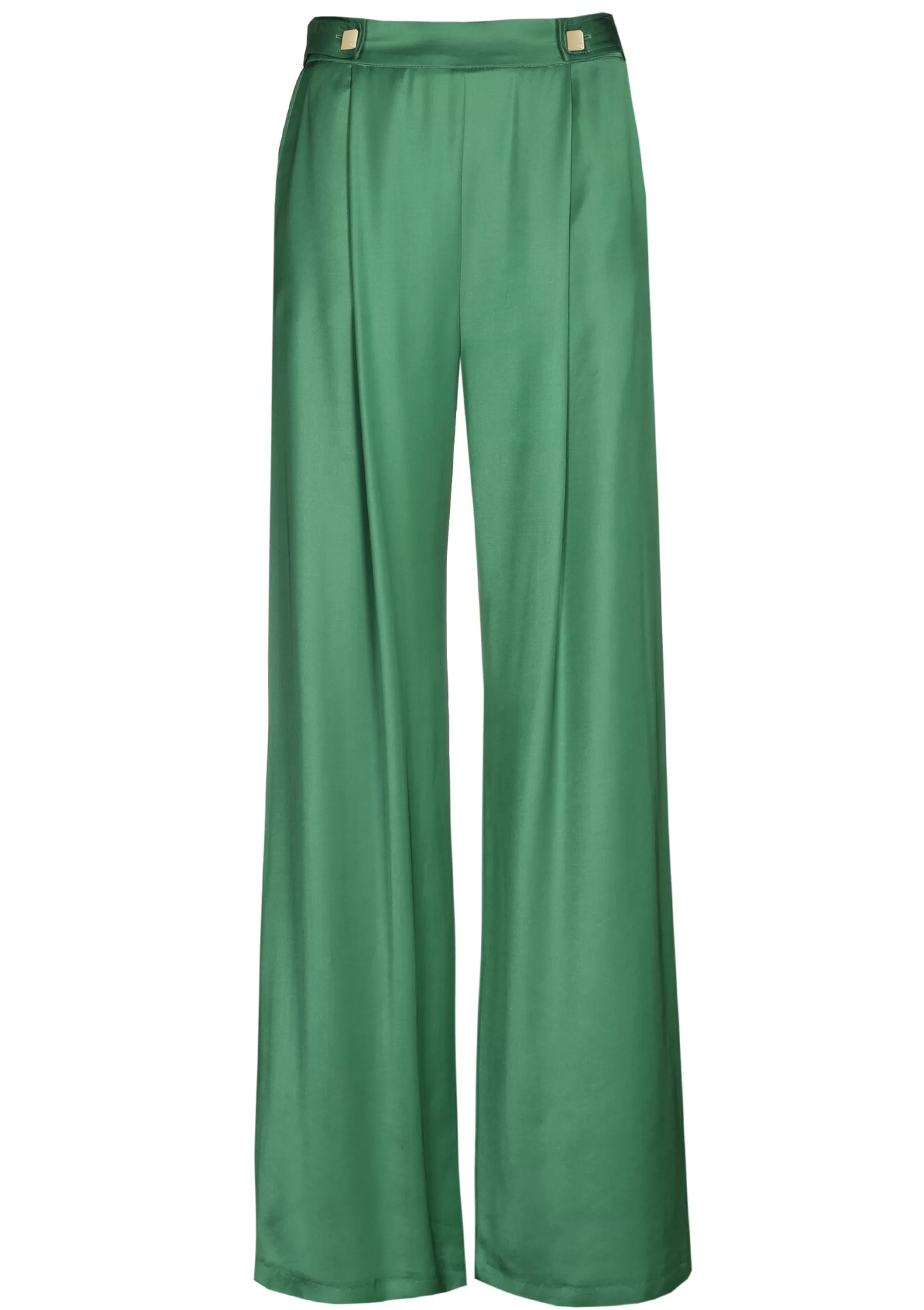 Pantalón elegante de corte recto con caída suave y cintura media - Modelo 1527-62 de Caroline Biss Broeken