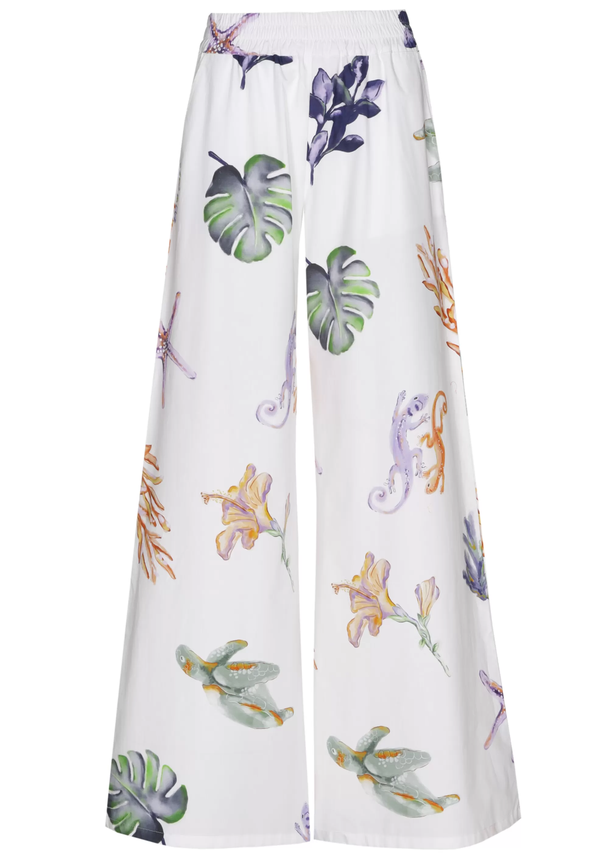 Pantalón Caroline Biss - Modelo 3581-69: Algodón Holgado con Cintura Estándar, Diseño Casual y Cómodo para el Día a Día