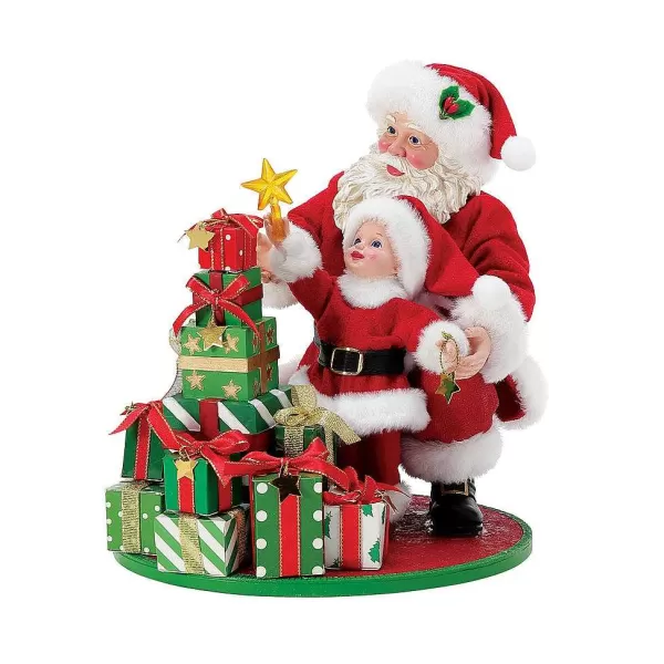 Navidad Mágica de Department 56: Colección Especial Papá Noel Destellante - Crea Momentos Brillantes en tu Hogar