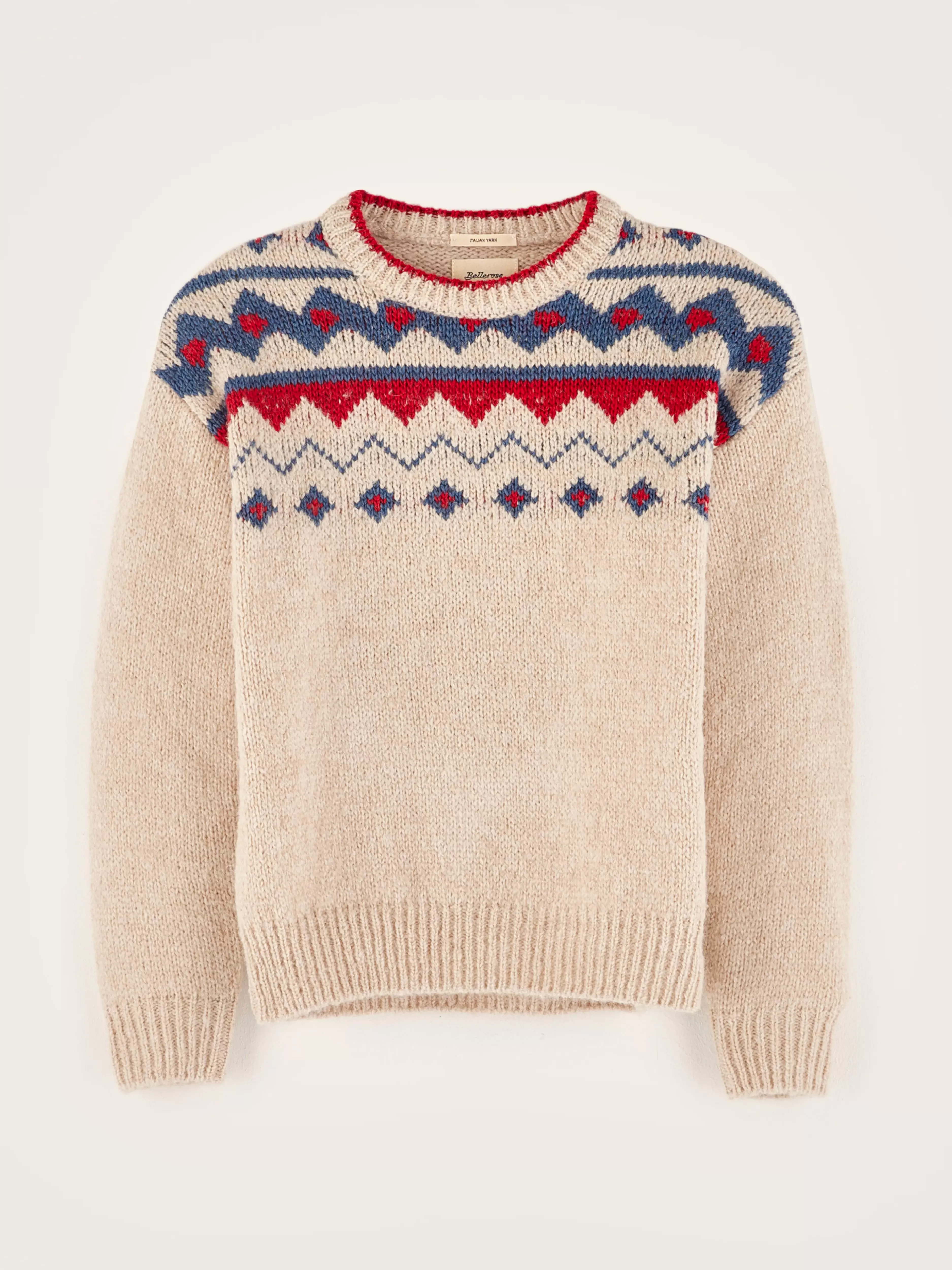 Jersey Clásico de Cuello Redondo Bellerose - Prenda Esencial de Invierno