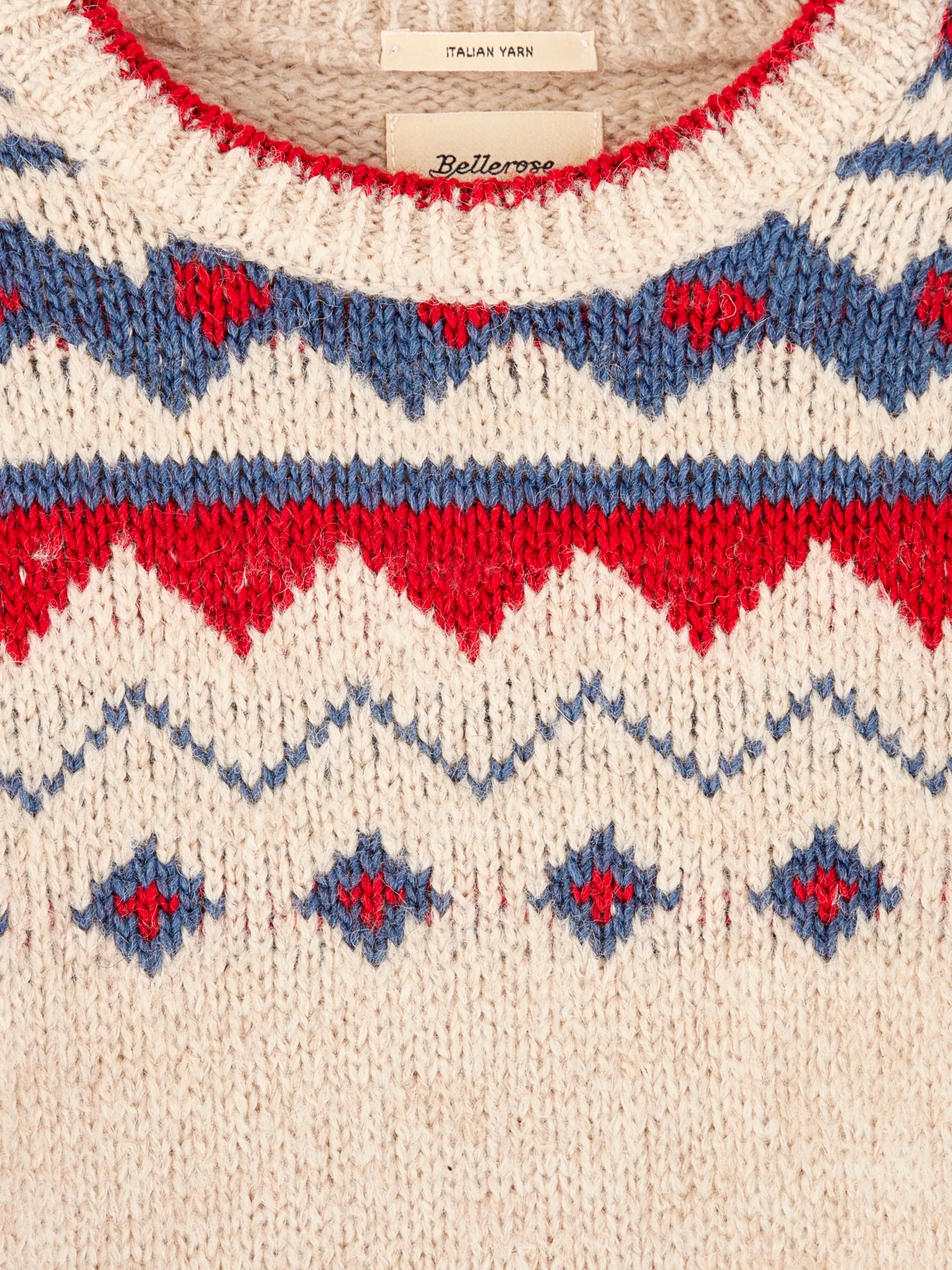 Jersey Clásico de Cuello Redondo Bellerose - Prenda Esencial de Invierno