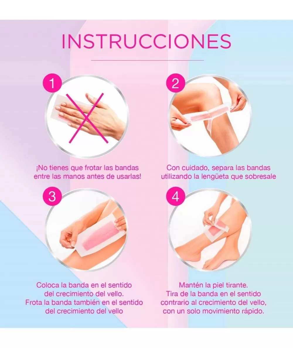 VEET Bandas Depiladoras Profesionales - Elimina el Vello de Piernas y Cuerpo Suavemente, Pack Familiar con 16 Tiras (4 Unidades) para Piel Normal ¡Resultados Visibles al Instante!
