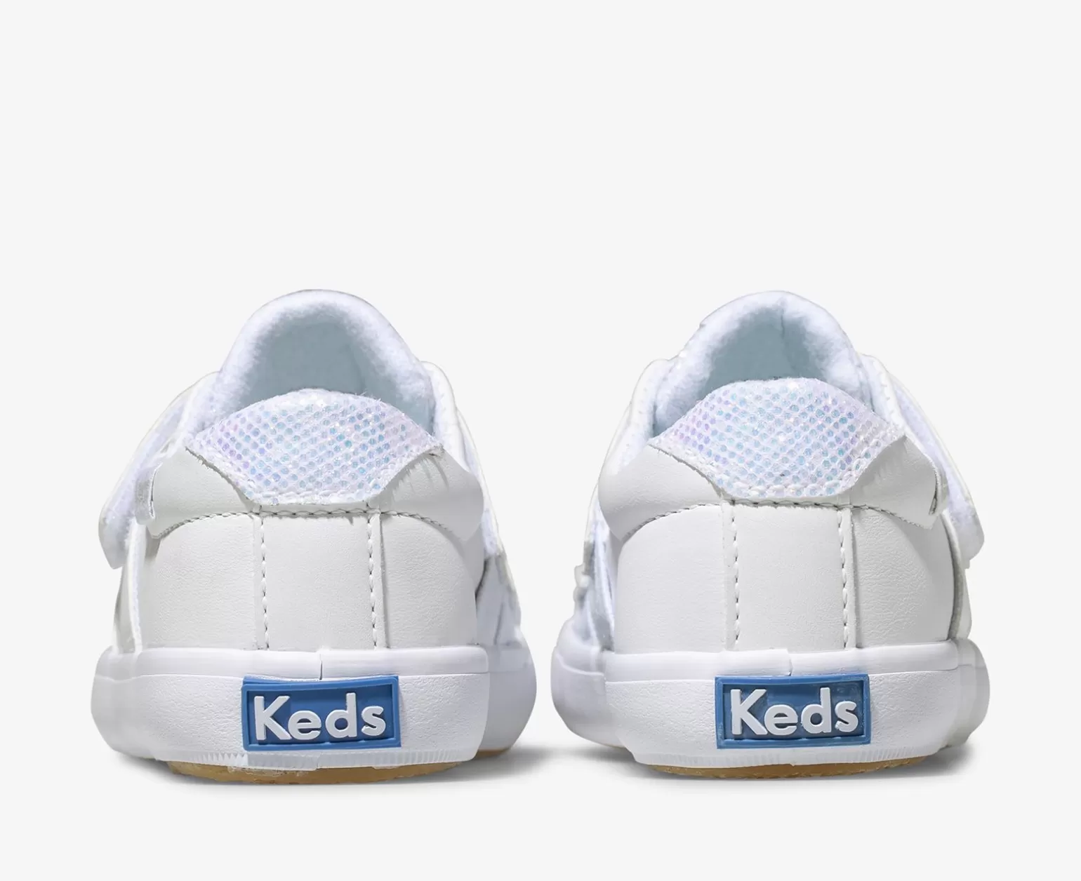 Zapatillas Deportivas Keds Courtney HL para Niñas - Talla Juvenil en Blanco Puro, Diseño Cómodo para Uso Diario
