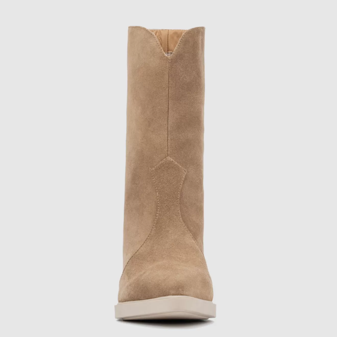 Botines Elegantes Aquatalia Celesta en Tono Champán - Edición Exclusiva de Temporada