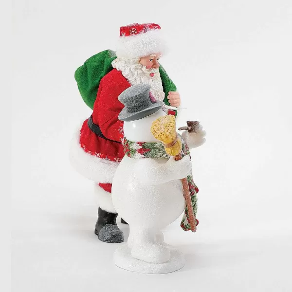 Regalo Encantador de Frosty - Colección Navideña Exclusiva con Licencia Department 56
