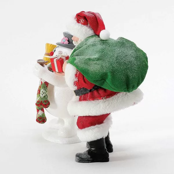 Regalo Encantador de Frosty - Colección Navideña Exclusiva con Licencia Department 56