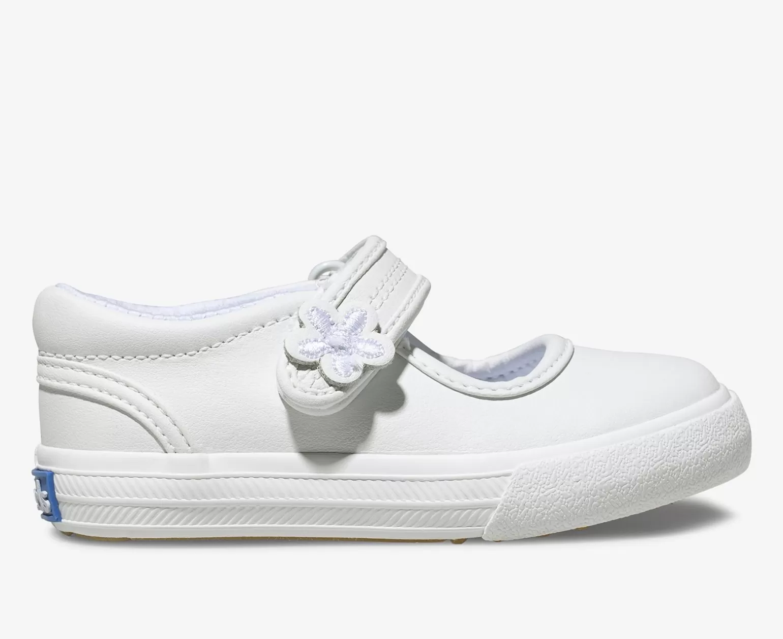 Keds Ella - Zapatillas Mary Jane Infantiles en Blanco Perla para Niñas Pequeñas (Estilo Clásico y Cómodo)