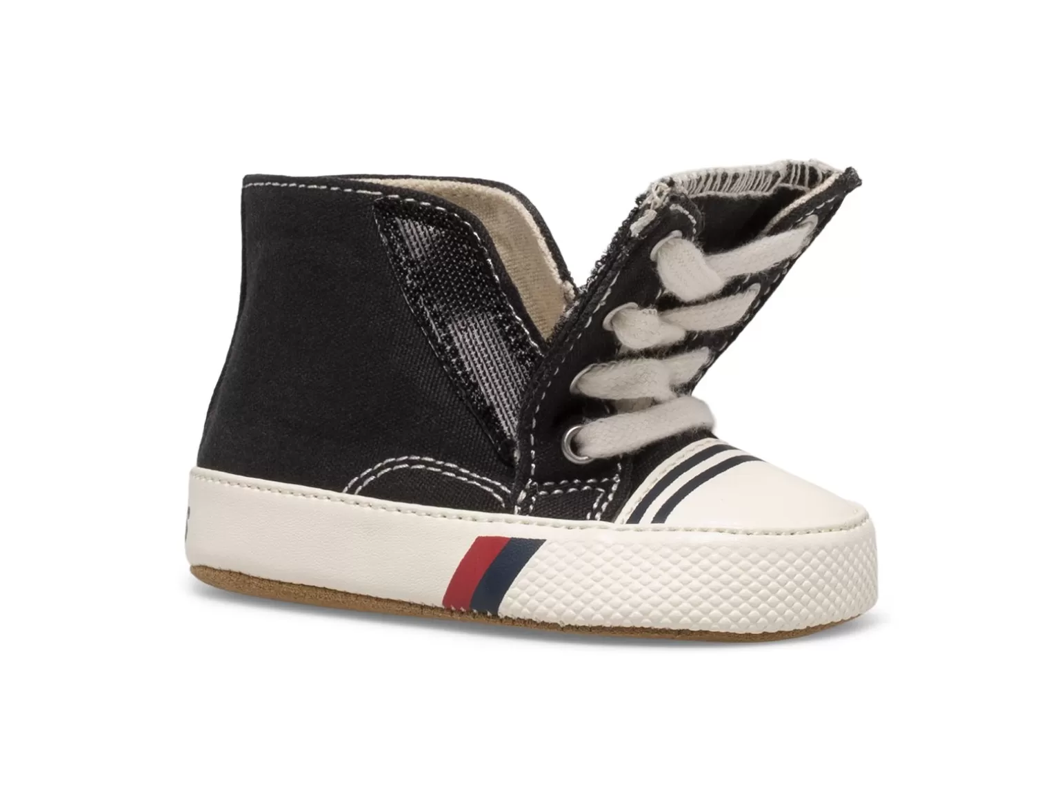 Keds Zapatillas Altas Royal Crib Infantiles - Calzado Deportivo Negro para Niños Pequeños