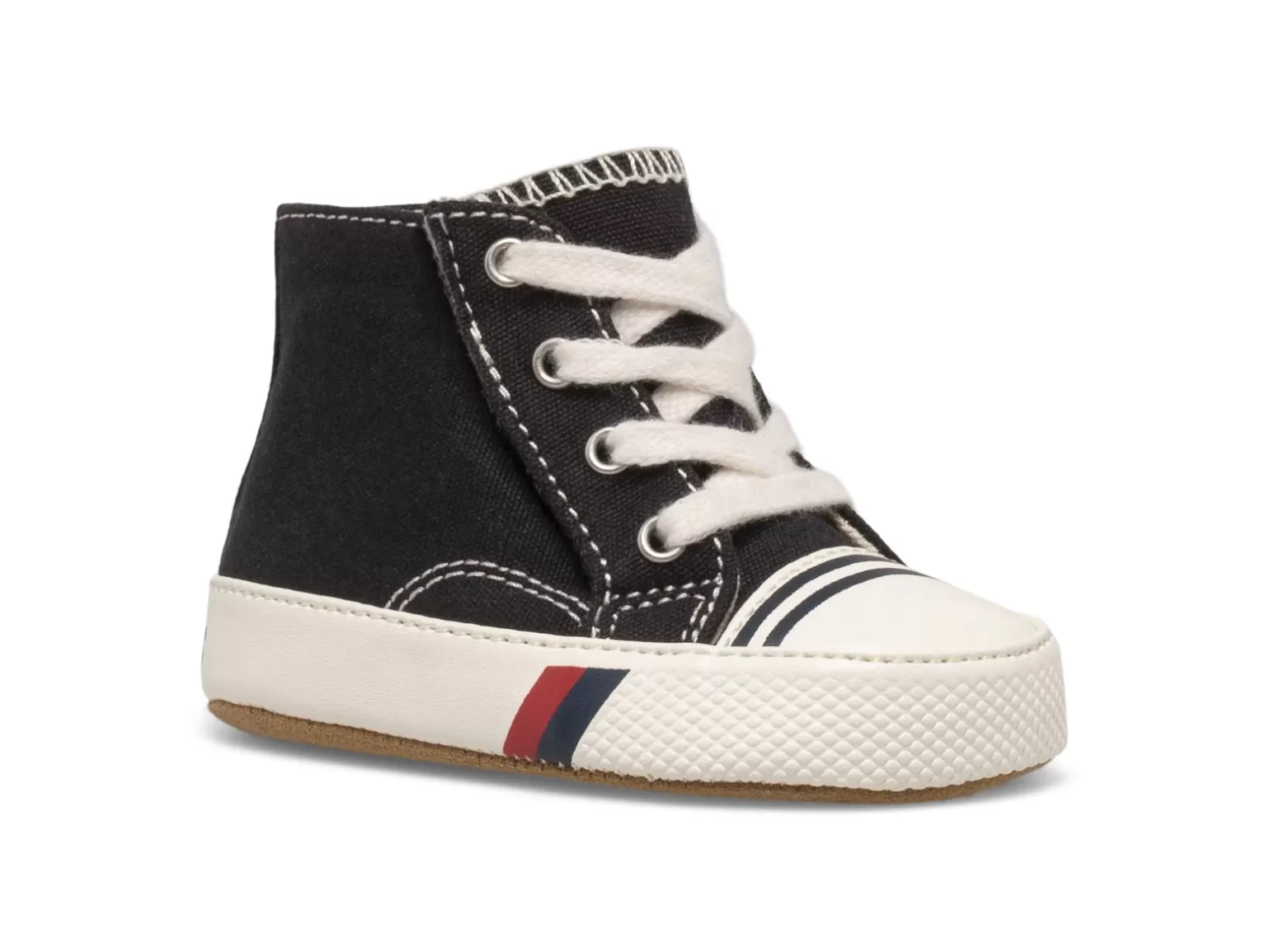 Keds Zapatillas Altas Royal Crib Infantiles - Calzado Deportivo Negro para Niños Pequeños