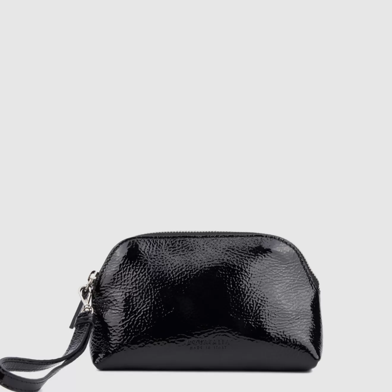 Aquatalia Cartera Elegante con Cremallera - Modelo Mediano en Negro Clásico, Perfecta para el Día a Día y Ocasiones Especiales