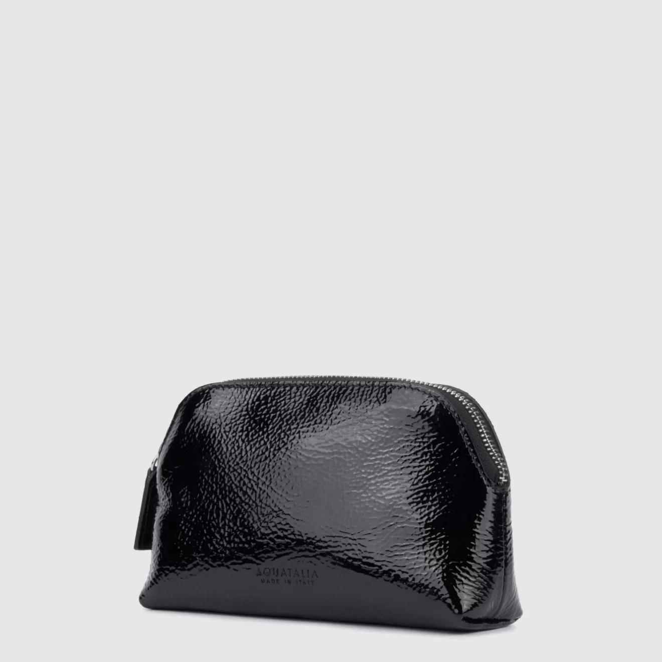 Aquatalia Cartera Elegante con Cremallera - Modelo Mediano en Negro Clásico, Perfecta para el Día a Día y Ocasiones Especiales