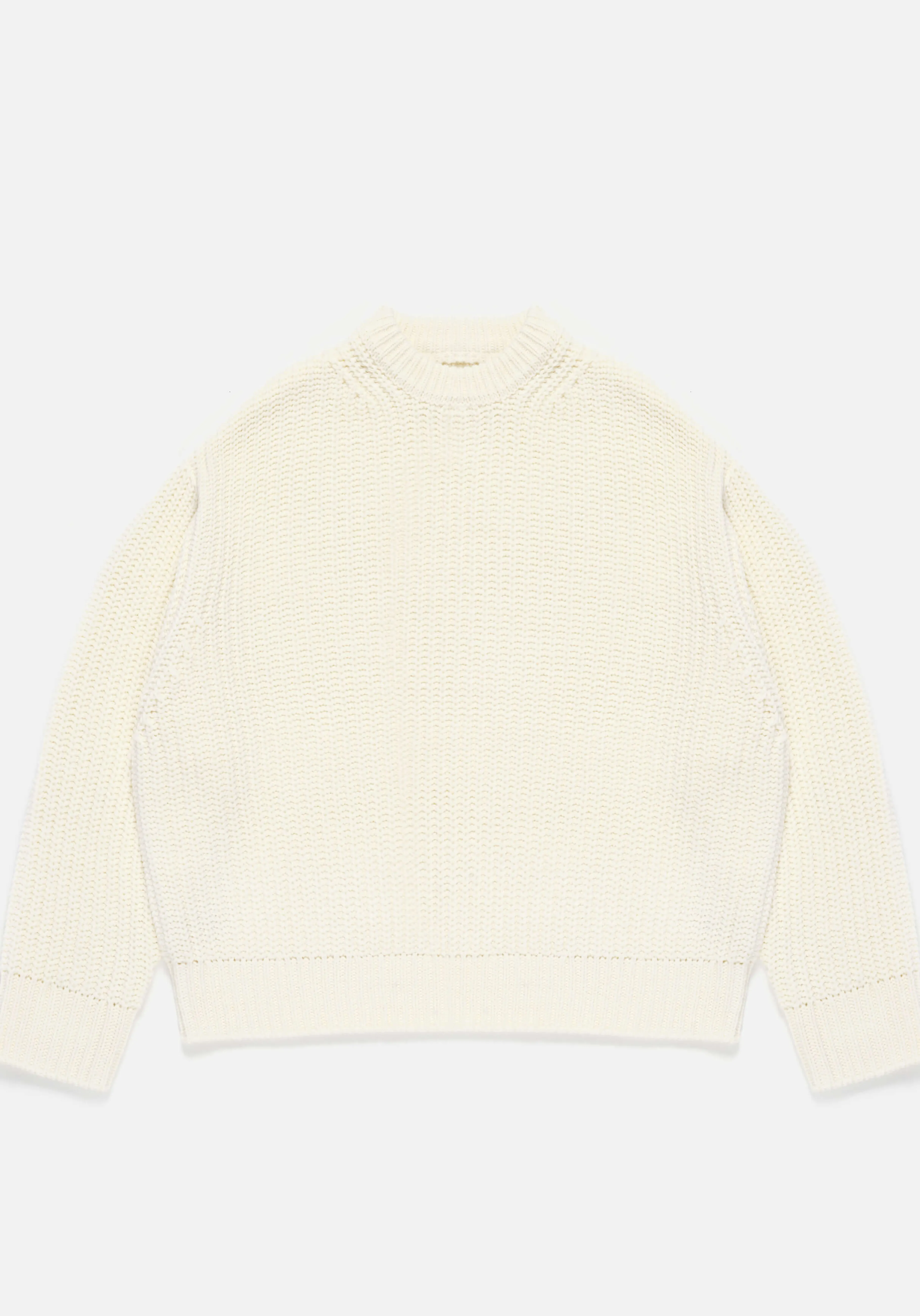 Suéter estilo urbano MKI Miyuki Zoku - Cuello redondo en punto grueso con textura acanalada · Prendas de invierno versátiles · Colección básica de camisetas térmicas