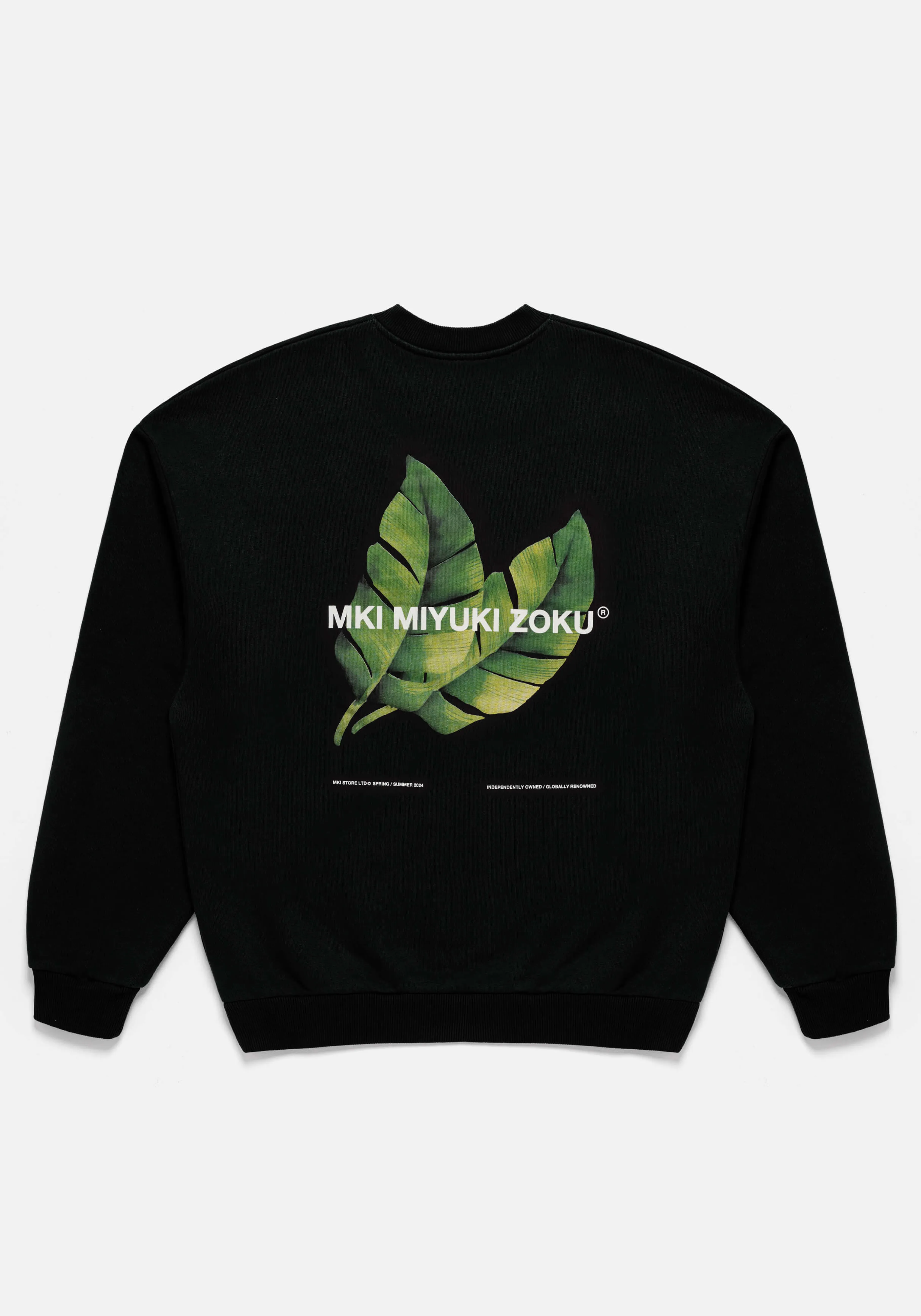 Sudadera casual MKI Miyuki con diseño botánico - Prenda versátil en algodón premium para hombre (camisetas y sweaters de colección)