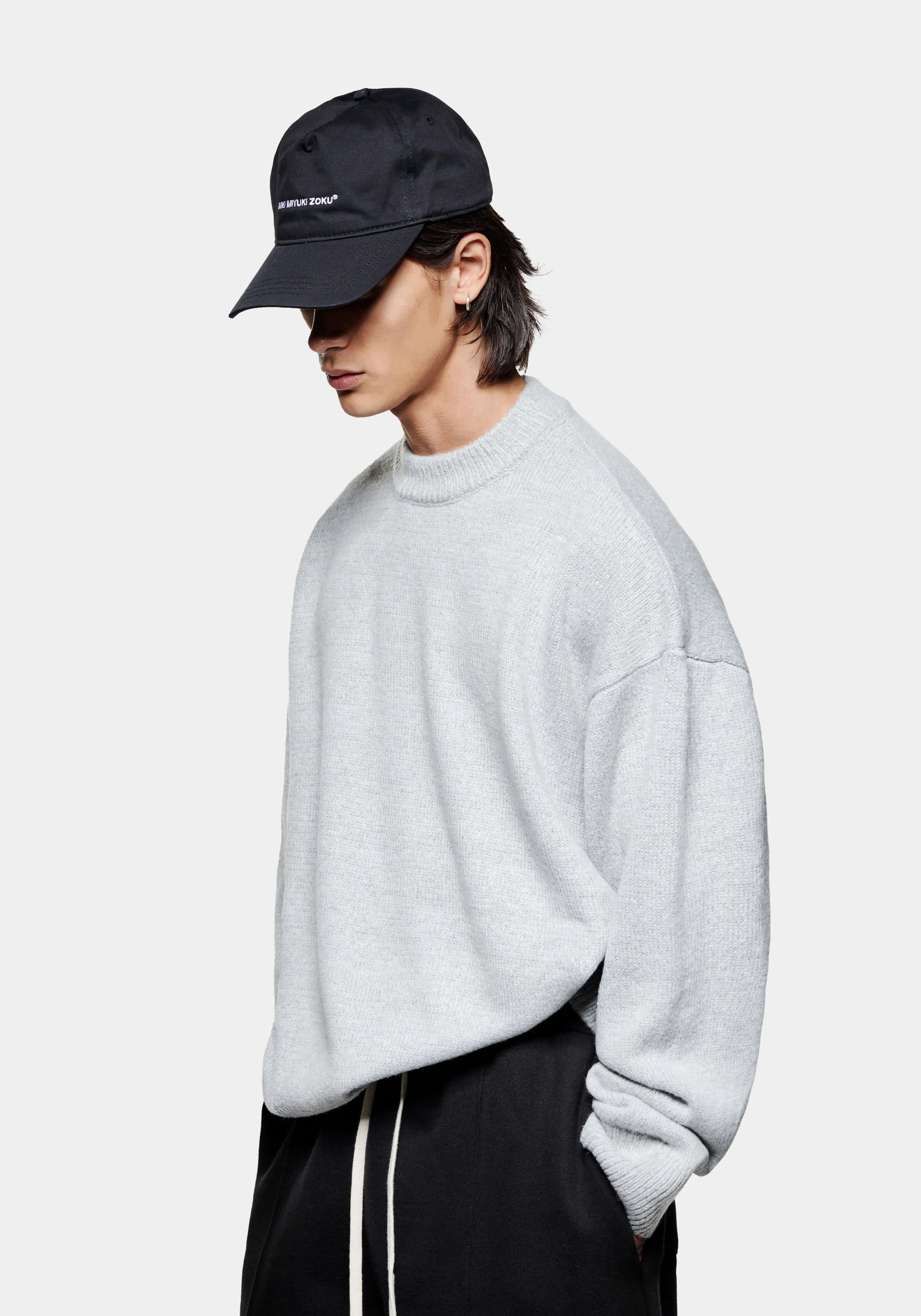Jersey de Cuello Redondo MKI Miyuki - Tejido en Mezcla de Mohair Suave | Colección de Suéteres Primavera 

(：，，，，)
