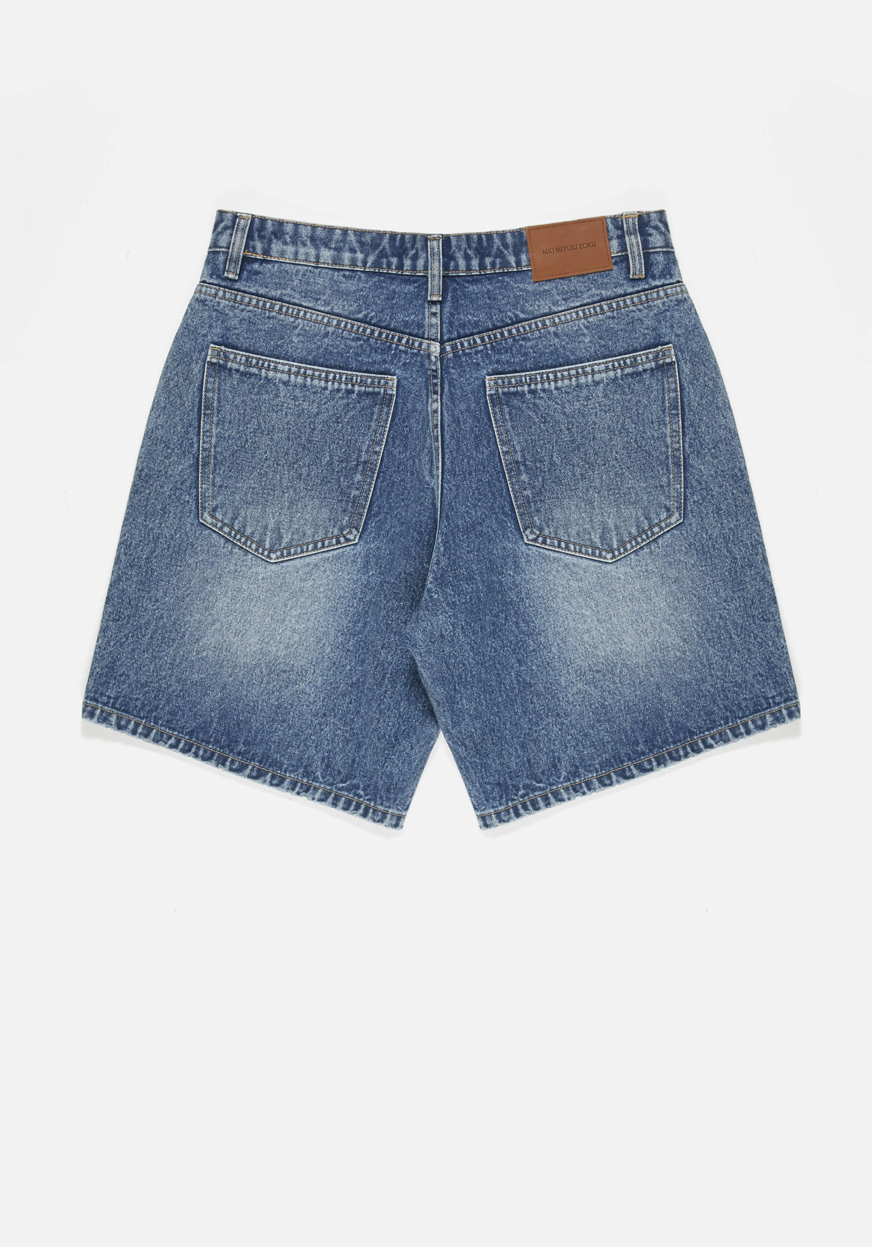 Bermudas Deportivas en Denim de 16 Onzas - Estilo Urbano Cómodo | Pantalones Cortos Tipo Sweat MKI Miyuki Zoku 

(Nota: He conservado elementos esenciales como 