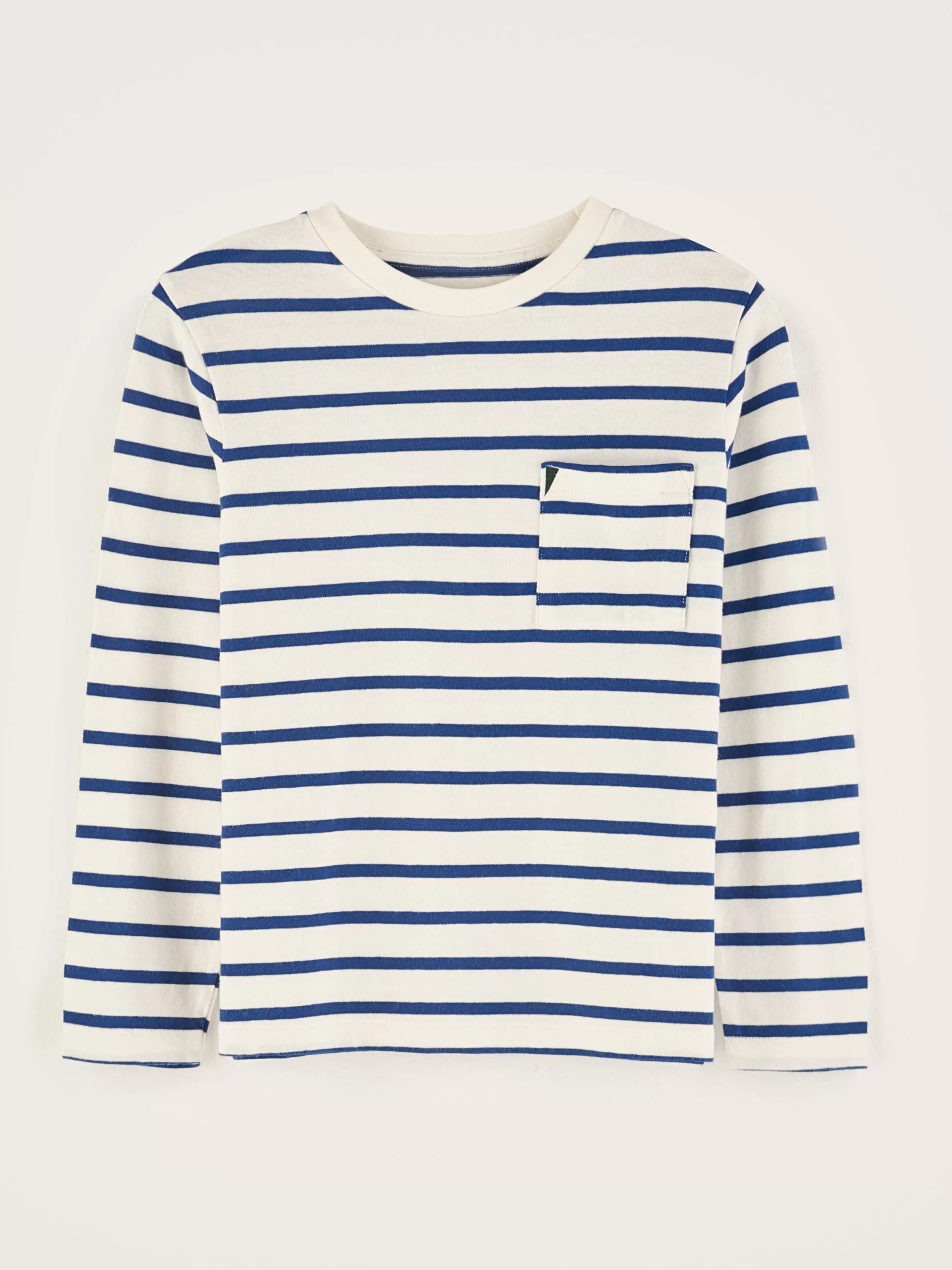 Camiseta Bellerose de manga larga con cuello en V - Diseño minimalista en algodón suave para hombre