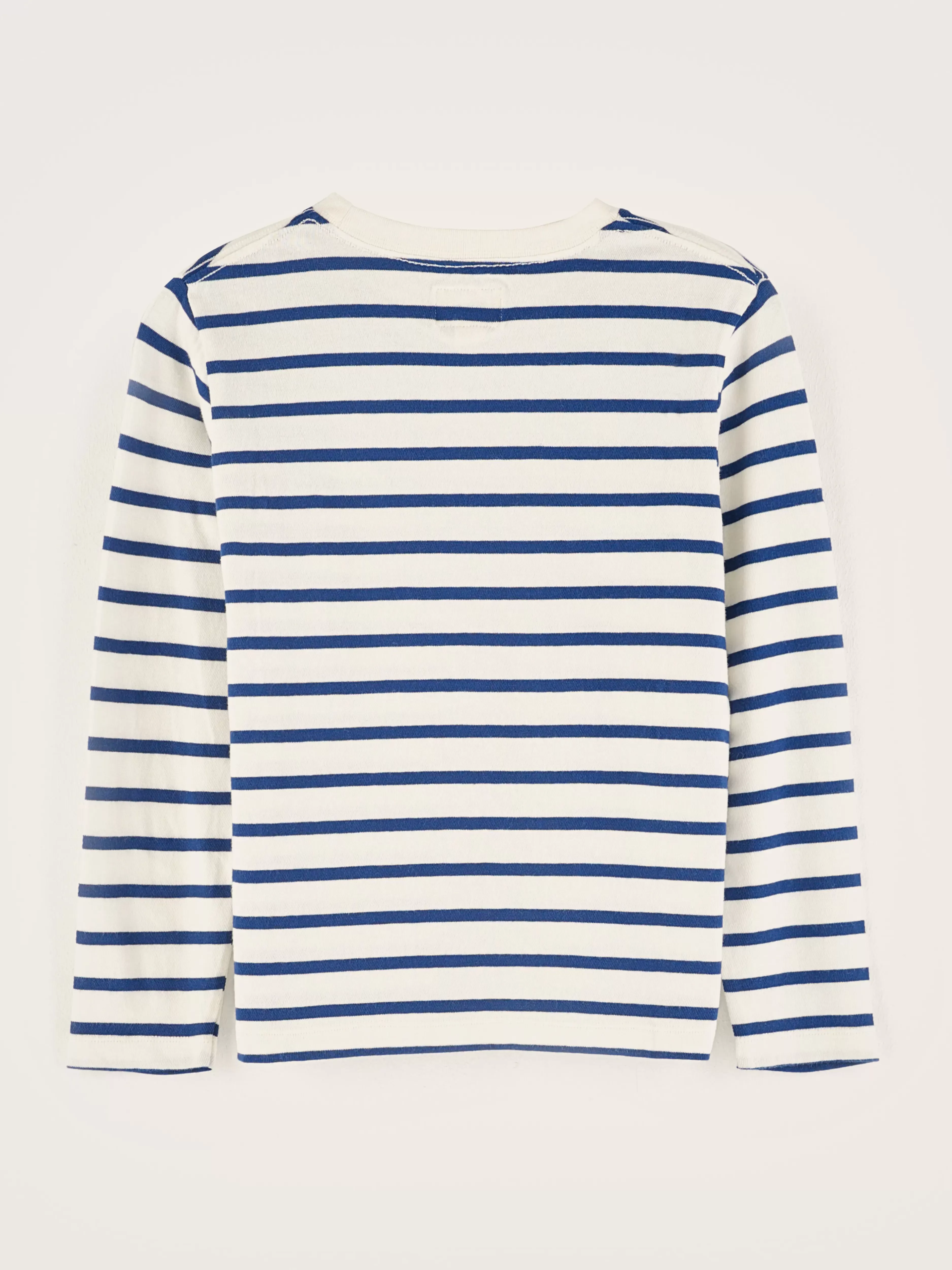 Camiseta Bellerose de manga larga con cuello en V - Diseño minimalista en algodón suave para hombre